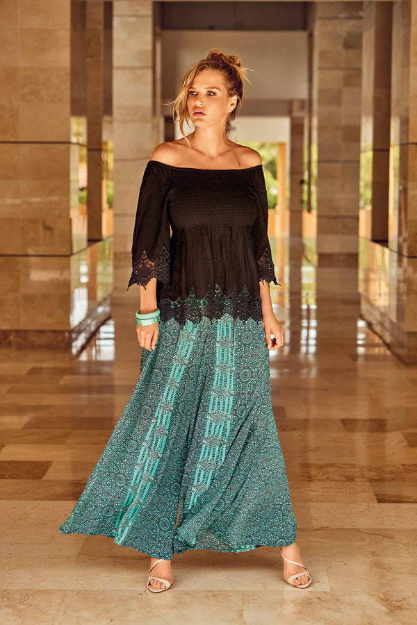 PANTALONES DE PIERNA ANCHA SANDY