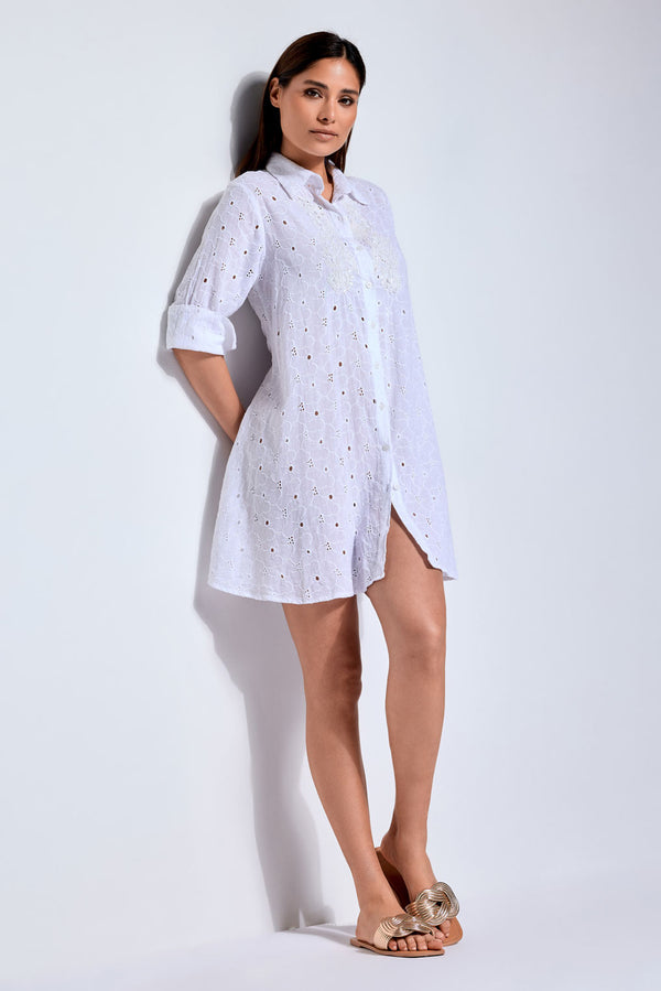 VESTIDO DE ENCAJE ANANGALLO