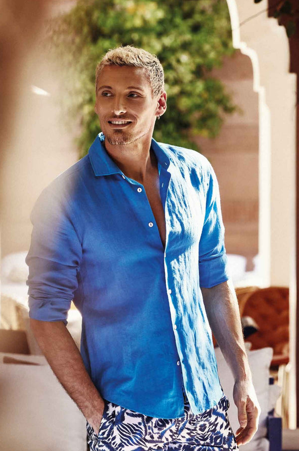 CAMISA DE MEZCLA DE LINO FRANCIS