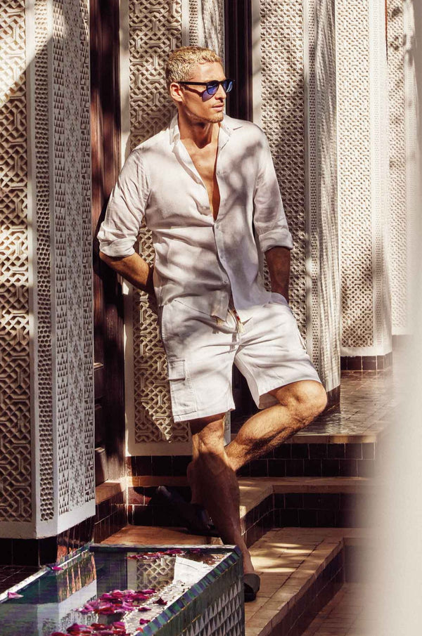 CAMISA DE MEZCLA DE LINO FRANCIS