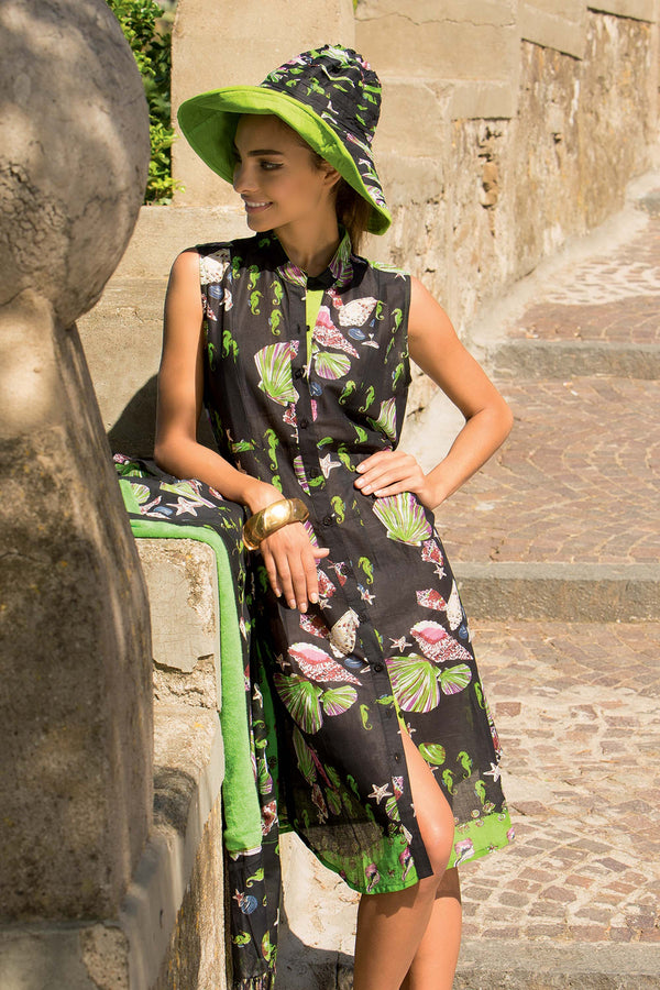 VESTIDO CAMISA SIN MANGAS ALBA