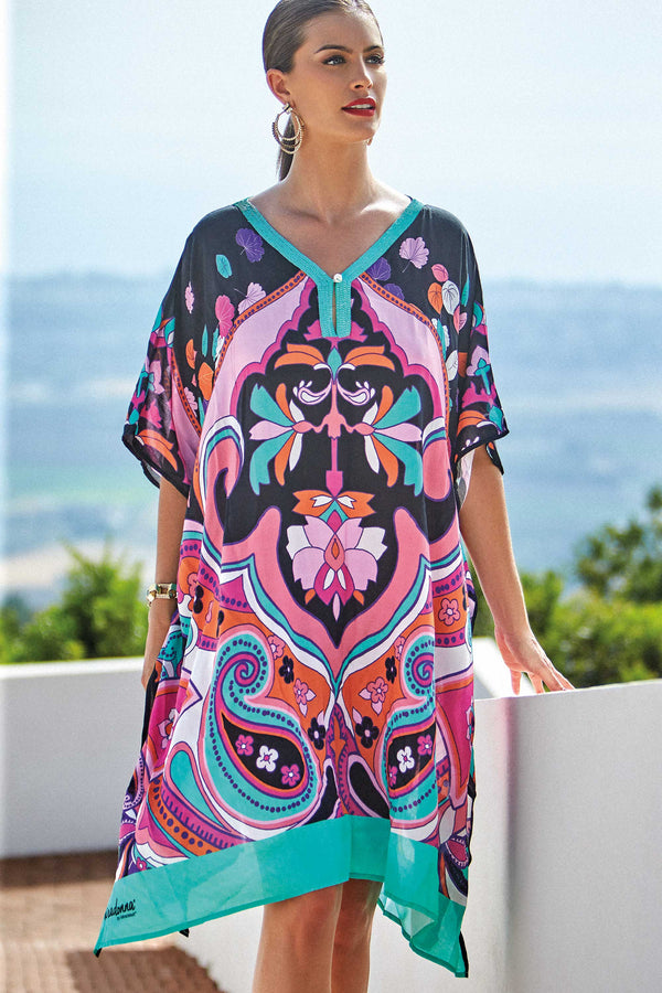 PONCHO MULTICOLOR MAIÓLICA