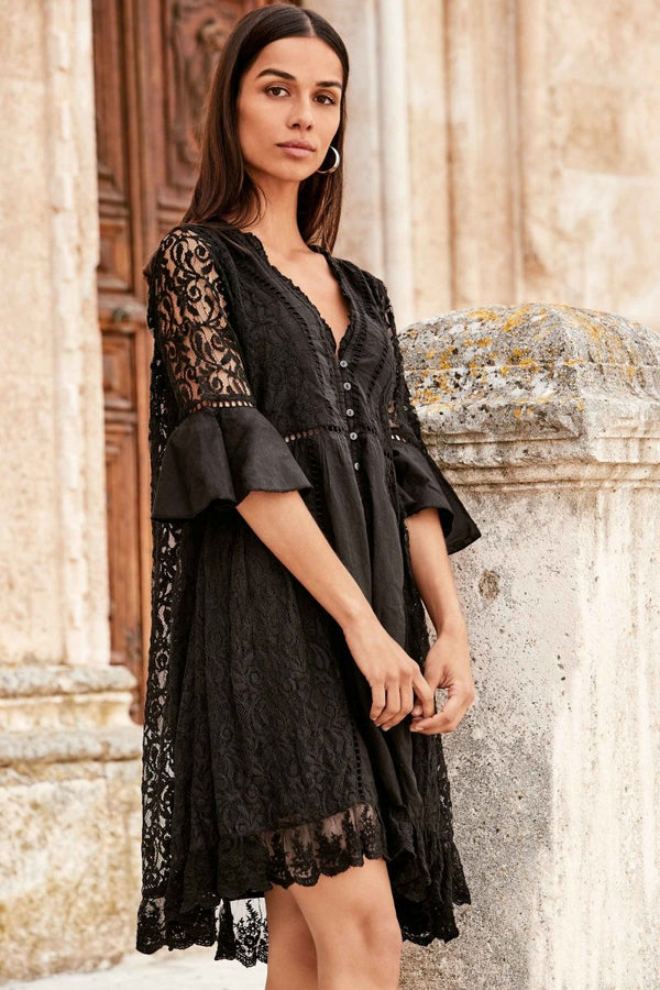 ABITO PIZZO VOLANT- IC22-012 - #Moda Mare Positano#