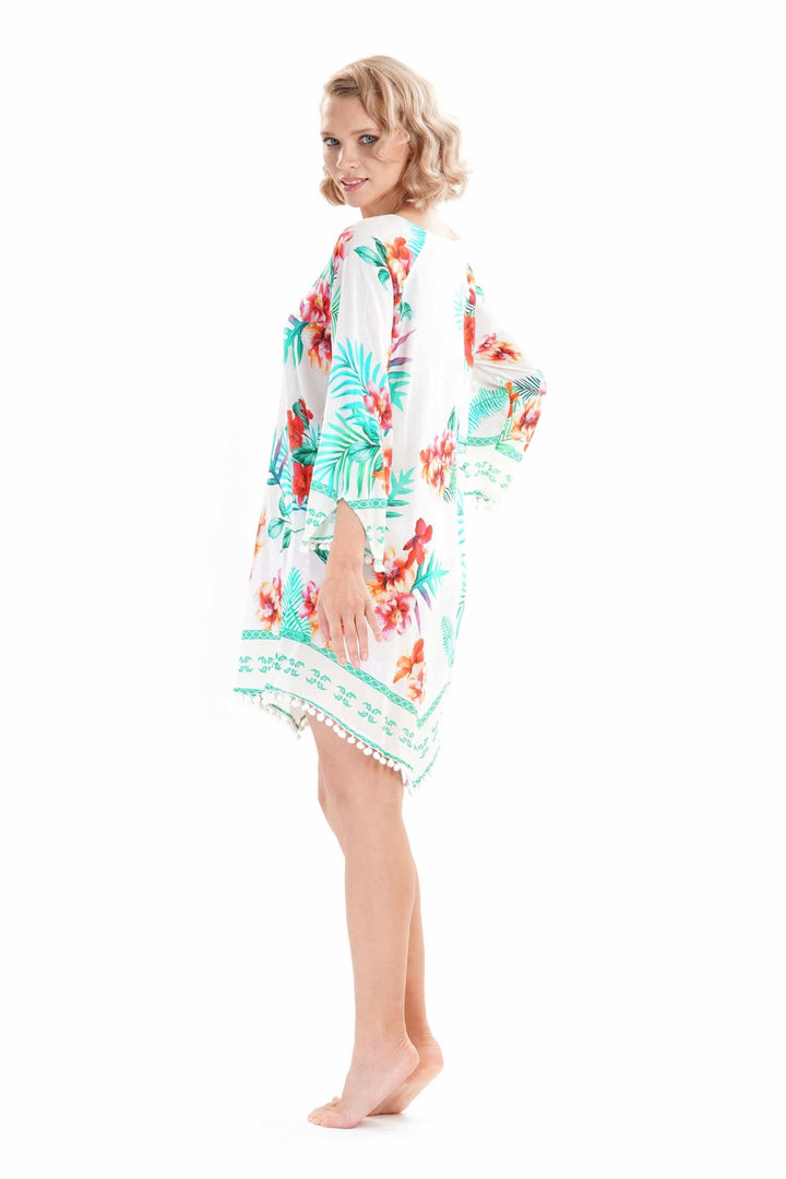 KAFTANO RICAMI- VI20-048 - #Moda Mare Positano#